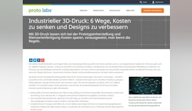 Proto Labs Design-Tipp: Niedrigere Kosten und bessere Designs mit industriellem 3D-Druck