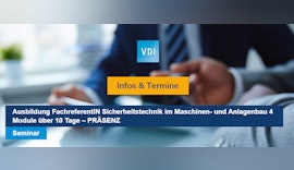 Seminar Sicherheitstechnik im Maschinen- und Anlagenbau