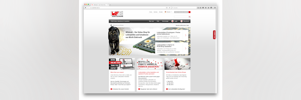 Würth Elektronik führt Bonusprogramm im Online- Shop ein