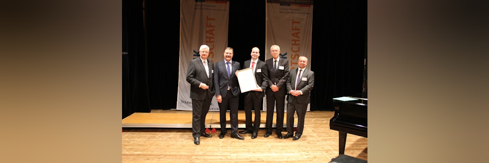 ebm-papst Mitarbeiter erhält Wirtschaftsjunioren-Preis der Region Heilbronn-Fra