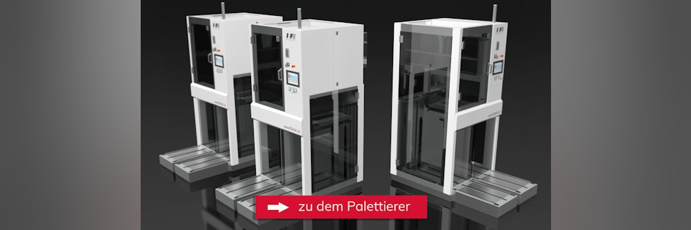 Palettierer für den Einsatz in Reinräumen