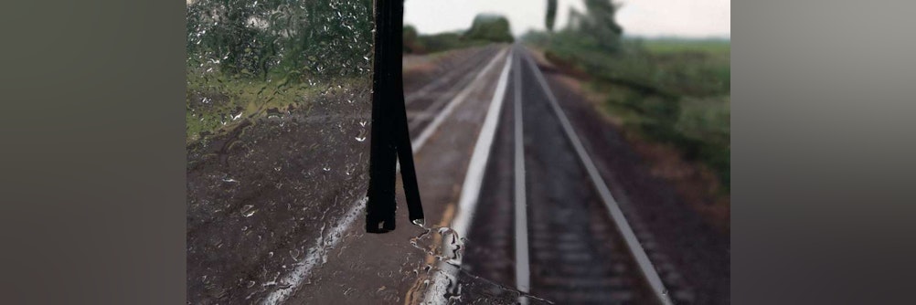 Tempo 160 … starker Regen … prima Sicht …