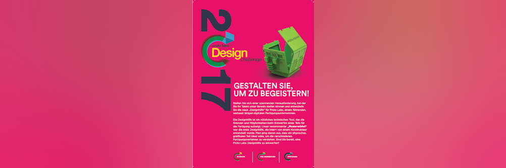 Proto Labs Design Challenge zum 3D-Druck