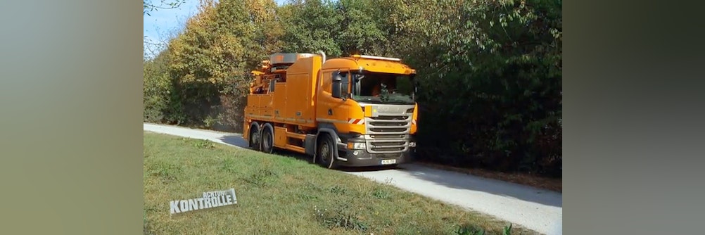 ifmErwischt: ifm-Display im Kanalreinigungsfahrzeug