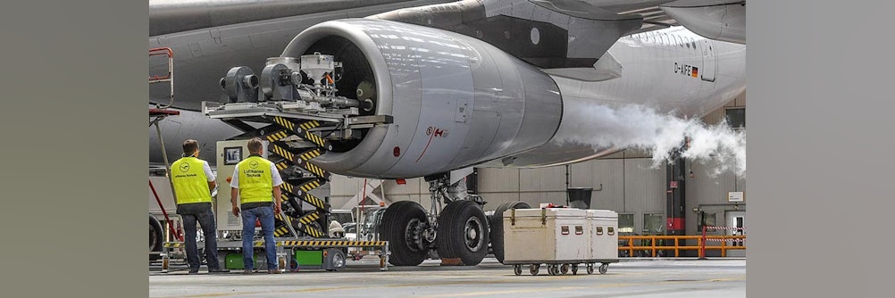 Effizient und innovativ: Lufthansa setzt auf CO2 Trockeneisreinigung - und ifm!