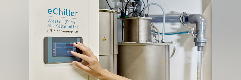 Smartes Konzept, smart gesteuert: Der „eChiller“ ersetzt Chemie durch reines Wasser