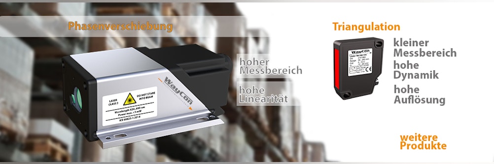 Lagersysteme mit Laser-Distanzsensoren automatisiert