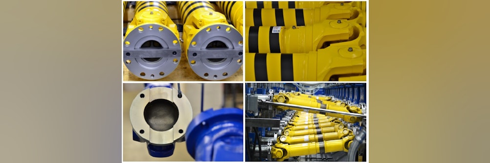 Produktion und Reparatur von Industrie Gelenkwellen am Standort Essen.