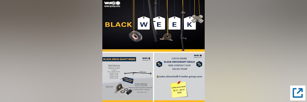 WelteGroup Black-Driveshaft Week bis zum 06.12