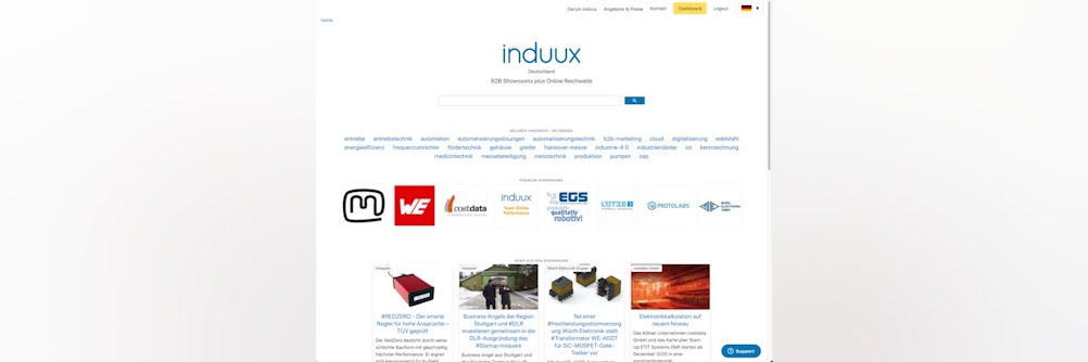 induux verschafft Mittelstand mehr  Online-Sichtbarkeit für den Vertrieb