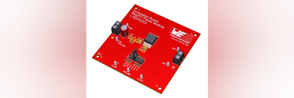 Würth Elektronik bietet LDHM Evaluation Board für LED-Ansteuerung