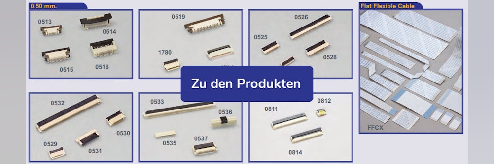 FFC / FPC Steckverbinder ⚙️ Foliensteckverbinder