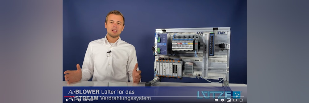 LÜTZE Videoblog Folge 5 - AirBLOWER Lüfter für ein gutes Schaltschrankklima