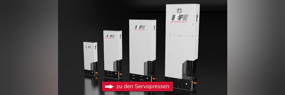 Servopressen für sichere und reproduzierbare Fügeverbindungen bis 100 kN