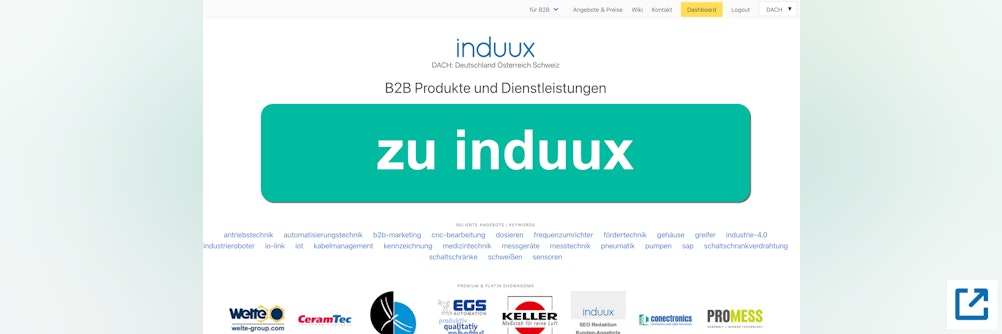 indux  ▷ B2B Plattform induux