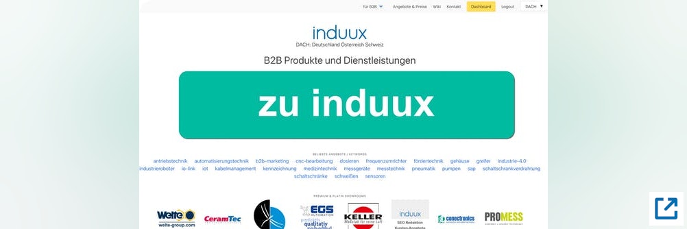 induxx ▷ führende B2B-Plattform mit SEO-Wirkung