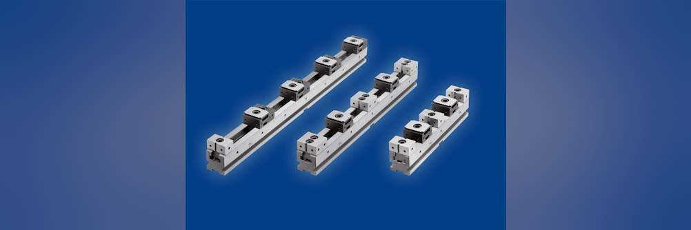 Universal und flexibel:  Neues Mehrfach-Spannsystem der Systembreite 50