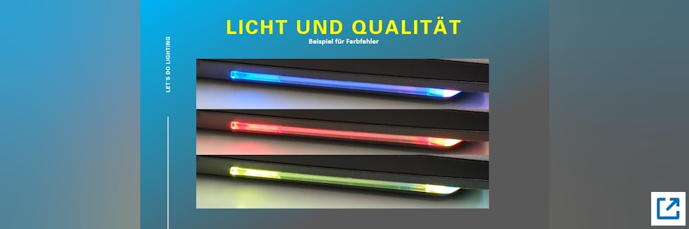 Licht Lichtentwicklung und Qualität (Beispiele und Tips)