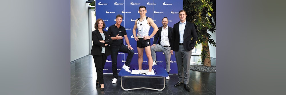 Engagierter Partnerbetrieb des Profisports:  Weiterer Spitzenathlet startet bei der KIPP Group als Management-Trainee