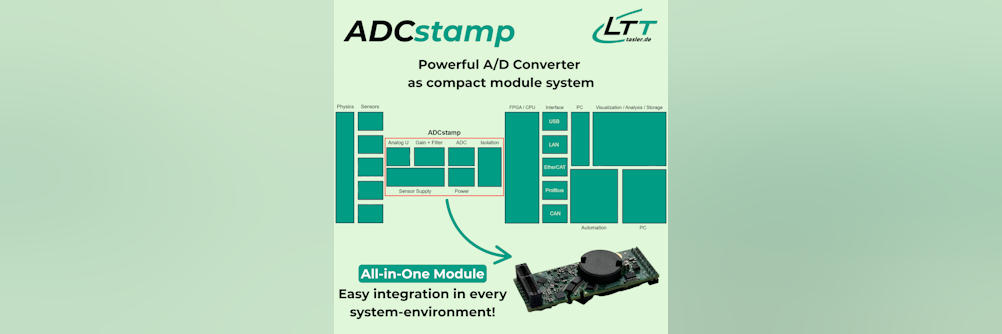 ADCstamp: Der AD-Wandler als kompaktes OEM-Modul für präzise Hochspannungsmessung