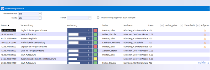 Seminarverwaltung Software kostenlos: Open Source oder Freeware