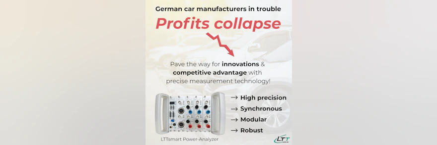 Die deutsche Automobilindustrie in der Krise – wie Messtechnik helfen kann
