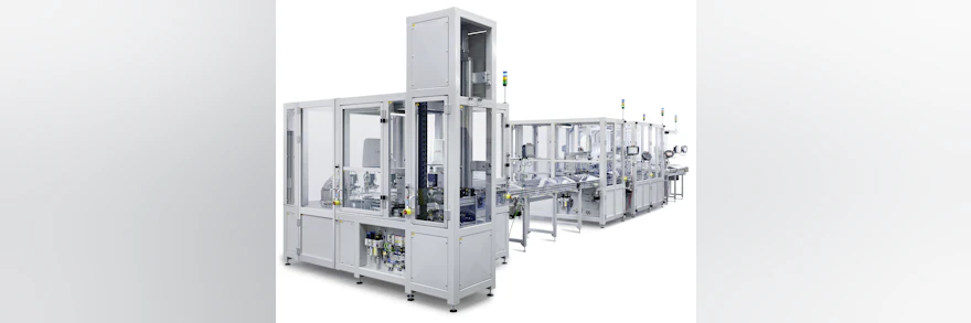 Montageanlage - Automation-line mit integriertem Testing