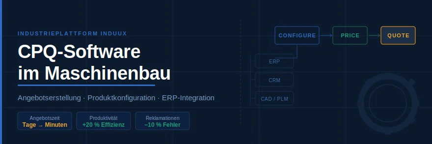 CPQ-Software im Maschinenbau