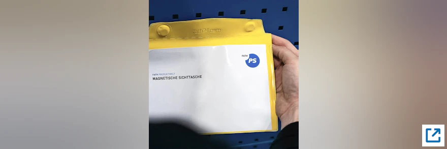 Magnetische Sichttaschen mit Neodym: Permanenter Halt auf Metall-Oberflächen