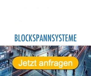 blockspannsysteme Anbieter Hersteller 