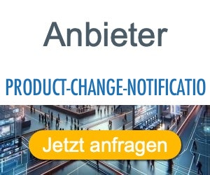 product-change-notification Anbieter Hersteller 