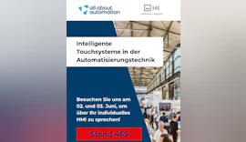 all about automation Hamburg 2026: HMI-Lösungen mit Optical Bonding am Stand 465