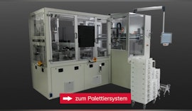 Flexibles Palettiersystem für Karpulen-Packmaschine