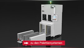 Palettierer mit Bodenroller für ergonomische Zuführung