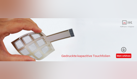 PrintedElectronics: gedruckte kapazitive Touchfolien heben HMIs auf neues Level
