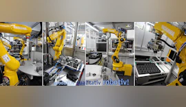 Robotergreifer – Robotive Spritzgussautomation in 🖐 fünffacher Ausführung