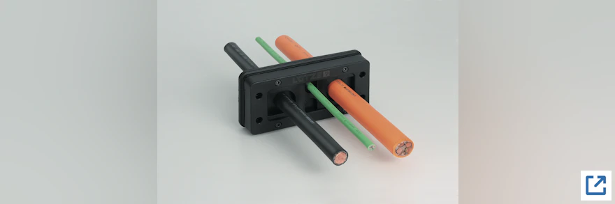 Kabeldurchführung nach Maß - LÜTZE Cablefix® One
