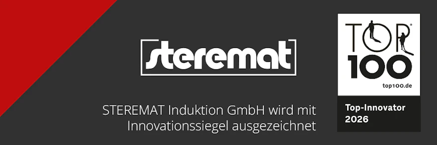 TOP 100-Siegel 2026: STEREMAT gehört zu Deutschlands innovativsten Mittelständlern