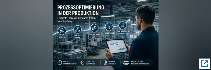 Prozessoptimierung in der Produktion: Wettbewerbsfähigkeit entsteht im Prozess